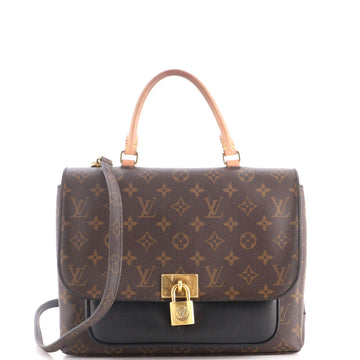 Louis Vuitton Marignan Handbag Monogram Canvas with Leather