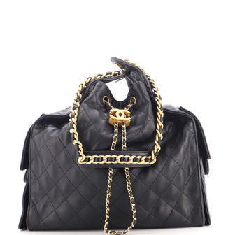 Chanel 25 Hobo Bag Quilted Caviar Medium