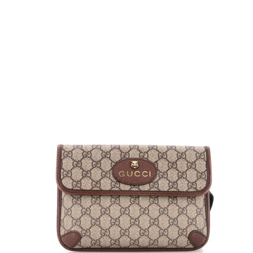 Gucci Neo Vintage Flap Belt Bag GG Coated Canvas