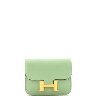 Hermes Constance Slim Wallet Evercolor