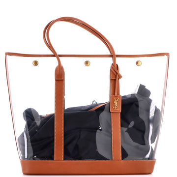 Saint Laurent Severine Tote Vinyl with Leather Large