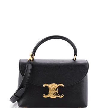 Celine Nino Top Handle Bag Leather Teen