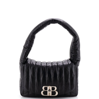 Balenciaga Monaco Sling Bag Padded Quilted Leather Small