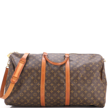 Louis Vuitton Keepall Bandouliere Bag Monogram Canvas 60