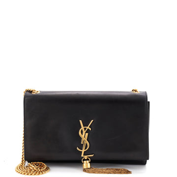Saint Laurent Classic Monogram Tassel Crossbody Bag Leather Medium
