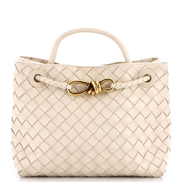 Bottega Veneta Andiamo Top Handle Bag Intrecciato Nappa Small