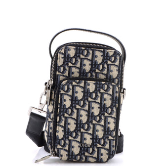 Christian Dior Rider Crossbody Pouch Oblique Canvas Micro