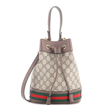 Gucci Ophidia Bucket Bag GG Coated Canvas Small