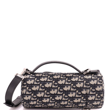 Christian Dior Vertical Roller Messenger Bag Oblique Canvas
