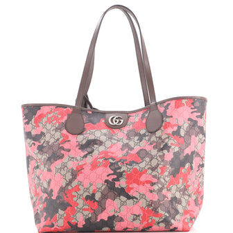 Gucci GG Open Tote GG Camouflage Coated Canvas Large