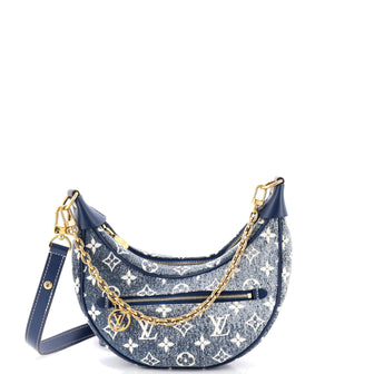 Louis Vuitton Loop Handbag Monogram Jacquard Denim