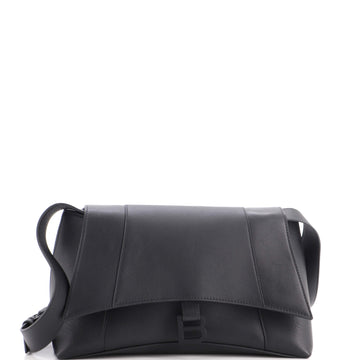 Balenciaga Downtown Soft Hourglass Shoulder Bag Leather Medium