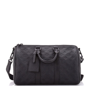 Louis Vuitton Keepall Bandouliere Bag Monogram Taurillon Leather 35
