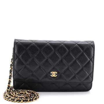 Chanel Wallet on Chain Quilted Caviar