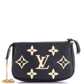 Louis Vuitton Pochette Accessoires Bicolor Monogram Empreinte Giant Mini