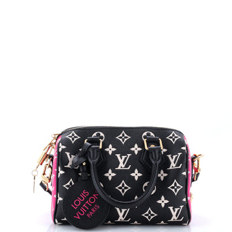 Louis Vuitton Speedy Bandouliere Bag Spring in the City Monogram Empreinte Leather 20