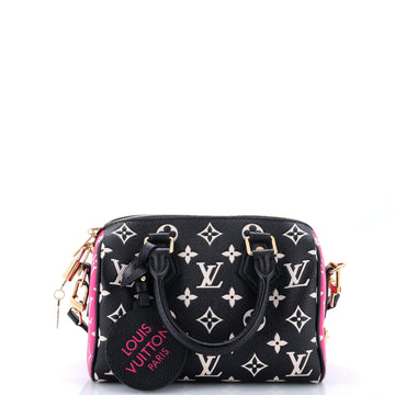 Louis Vuitton Speedy Bandouliere Bag Spring in the City Monogram Empreinte Leather 20