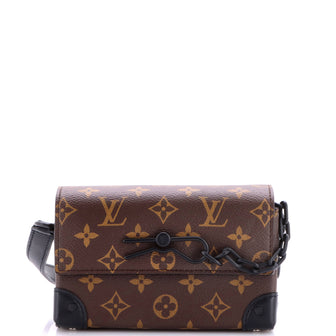 Louis Vuitton Steamer Wearable Wallet Macassar Monogram Canvas with Leather