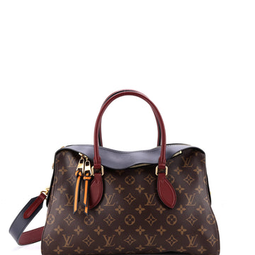 Louis Vuitton Tuileries Handbag Monogram Canvas with Leather