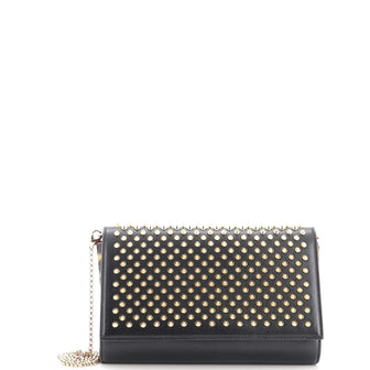 Christian Louboutin Paloma Clutch Spiked Leather