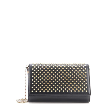 Christian Louboutin Paloma Clutch Spiked Leather