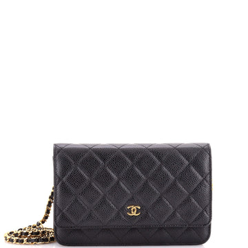 Chanel Wallet on Chain Quilted Caviar