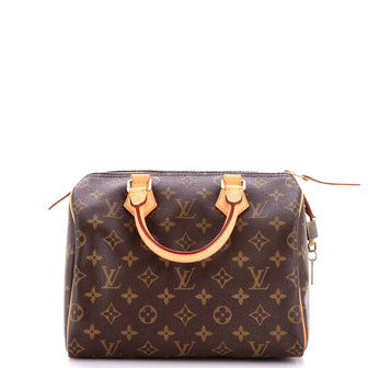 Louis Vuitton Speedy Handbag Monogram Canvas 25