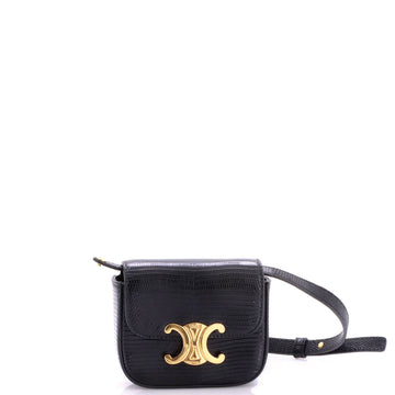 Celine Claude Shoulder Bag Lizard Mini