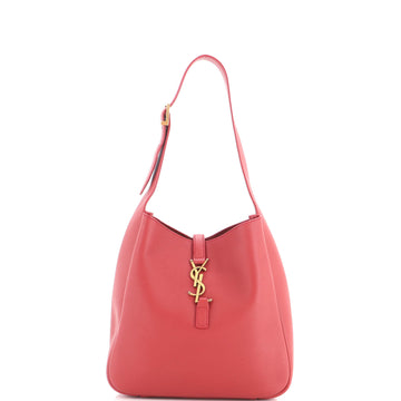 Saint Laurent Le 5 a 7 Supple Hobo Leather Small