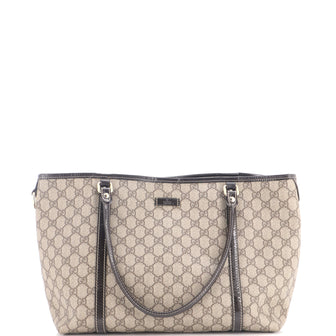 Gucci Joy Tote GG Coated Canvas with Leather Medium