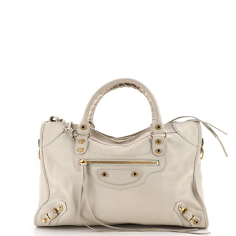 Balenciaga City Classic Studs Bag Leather Medium