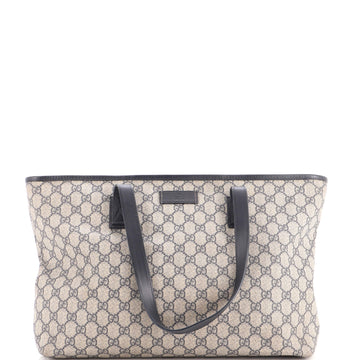 Gucci Plus Tote GG Coated Canvas with Leather Medium