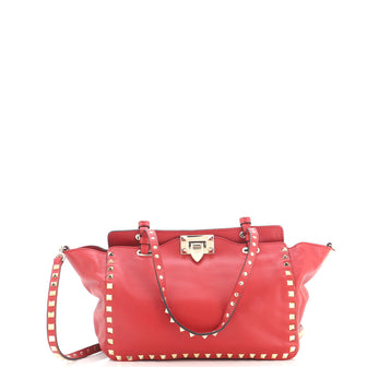 Valentino Garavani Rockstud Tote Soft Leather Small