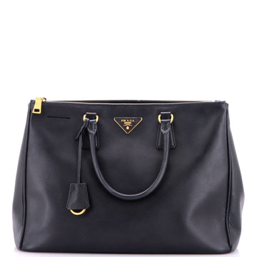 Prada Double Zip Lux Tote Saffiano Leather Large