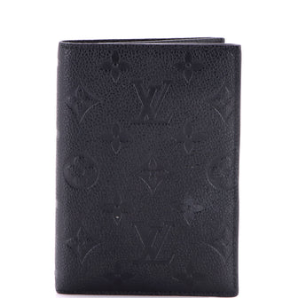 Louis Vuitton Passport Cover Monogram Empreinte Leather