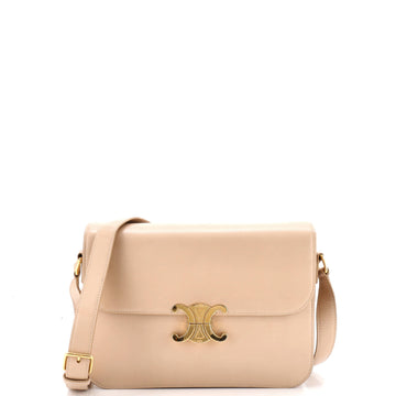Celine Triomphe Shoulder Bag Smooth Calfskin Large