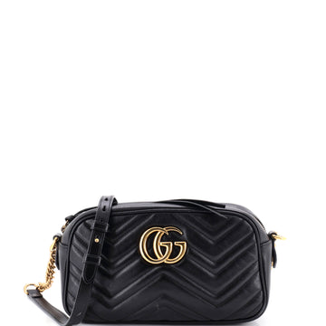 Gucci GG Marmont Shoulder Bag Matelasse Leather Small