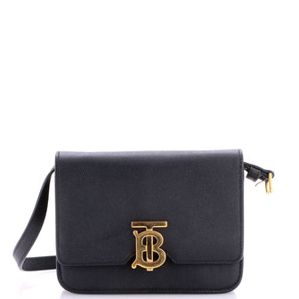 Burberry TB Flap Bag Leather Mini