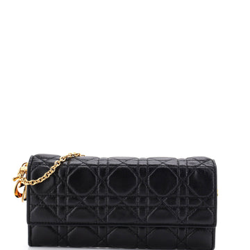 Christian Dior Lady Dior Croisiere Chain Wallet Cannage Quilt Lambskin