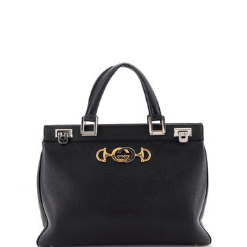 Gucci Zumi Top Handle Bag Leather Medium