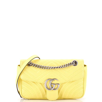 Gucci GG Marmont Flap Bag Matelasse Leather Small