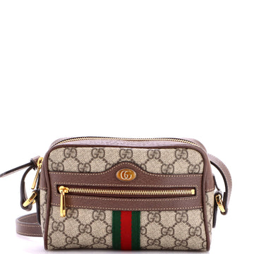 Gucci Ophidia Shoulder Bag GG Coated Canvas Mini