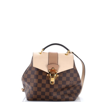 Louis Vuitton Clapton Backpack Damier and Leather