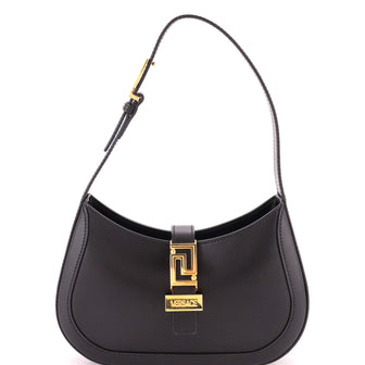 Versace Greca Goddess Hobo Bag Leather Small