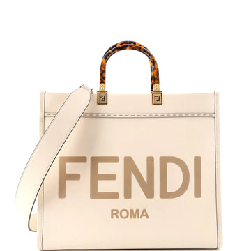 Fendi Sunshine Shopper Tote Leather Medium