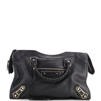 Balenciaga City Classic Metallic Edge Bag Leather Medium