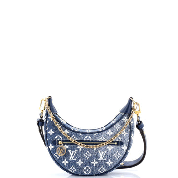 Louis Vuitton Loop Handbag Monogram Jacquard Denim