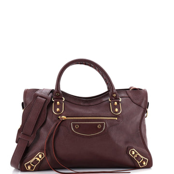 Balenciaga City Classic Metallic Edge Bag Leather Medium