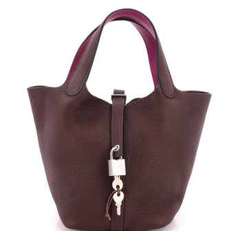 Hermes Eclat Picotin Lock Bag Clemence PM