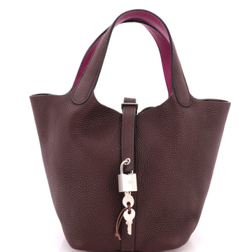 Hermes Eclat Picotin Lock Bag Clemence PM